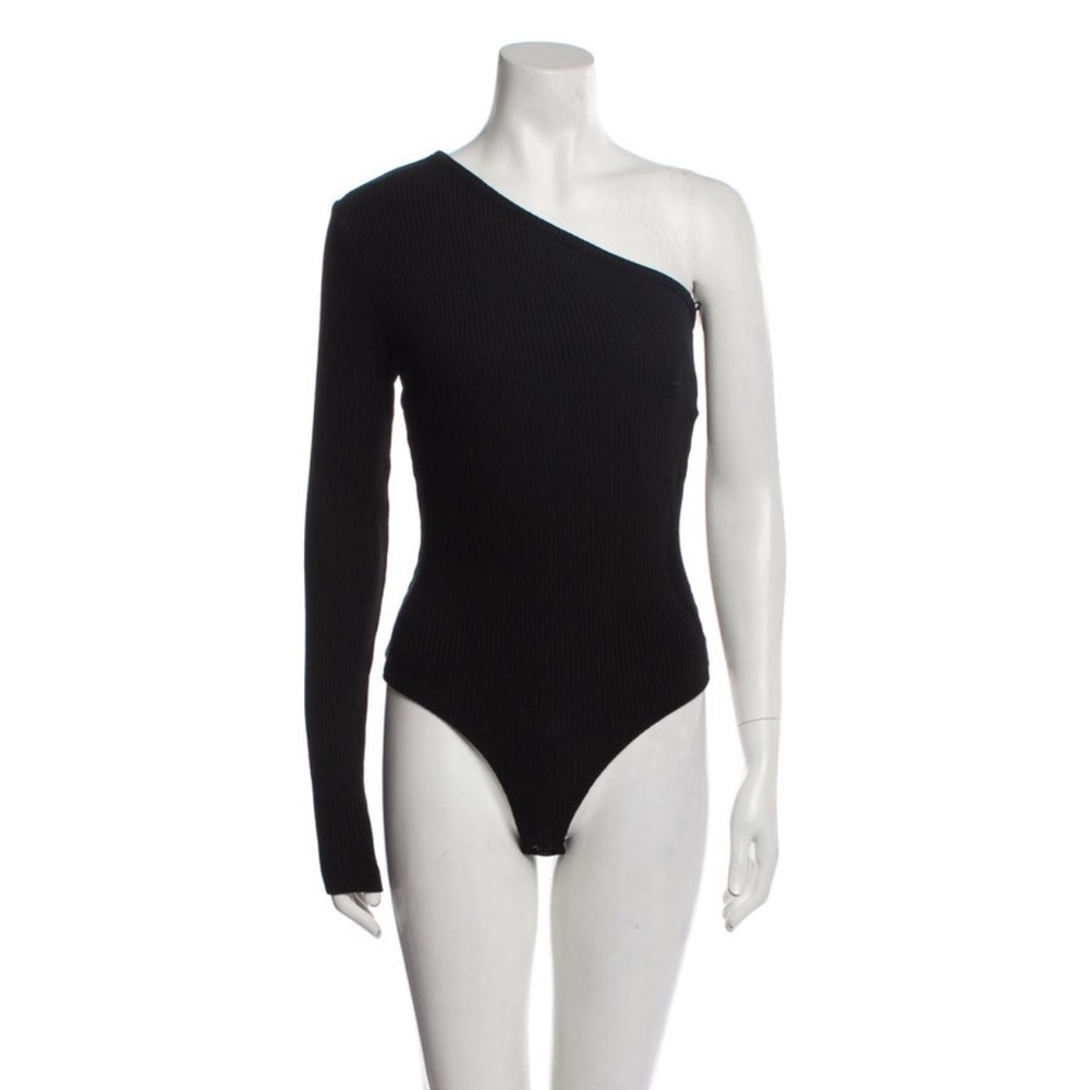 AGOLDE One-Shoulder Long Sleeve Bodysuit